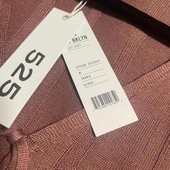 Pink Cardigan With Tie Front - Picture 3 of 6